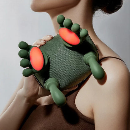 OMAIVA™ Master Hand Neck & Shoulder Massager – Deep Tissue Relief with Heat Therapy